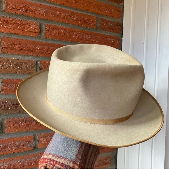 Vintage 50s/60s Stetson 3X Beaver Open Road Hat Size 7 1/8 - Picture 3 of 13